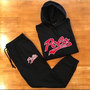 POLO RALPH LAUREN Cursive Logo Jogging Suit